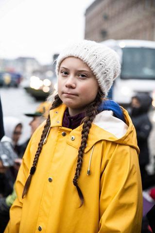 Greta Thunberg, School strike for Climate, Stockholm, Swede, November 9, 2018<br/>
