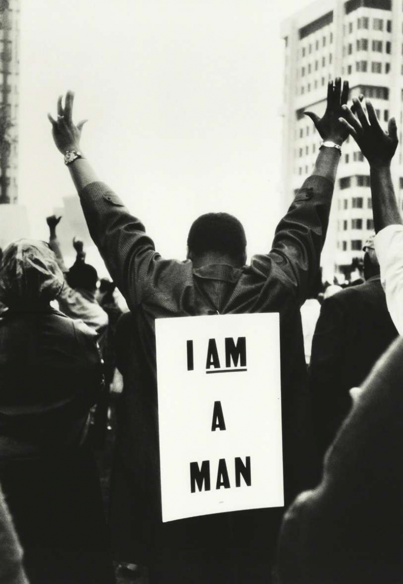 I Am A Man, Memphis, Tennesse, 1968 Gelatin Silver print
