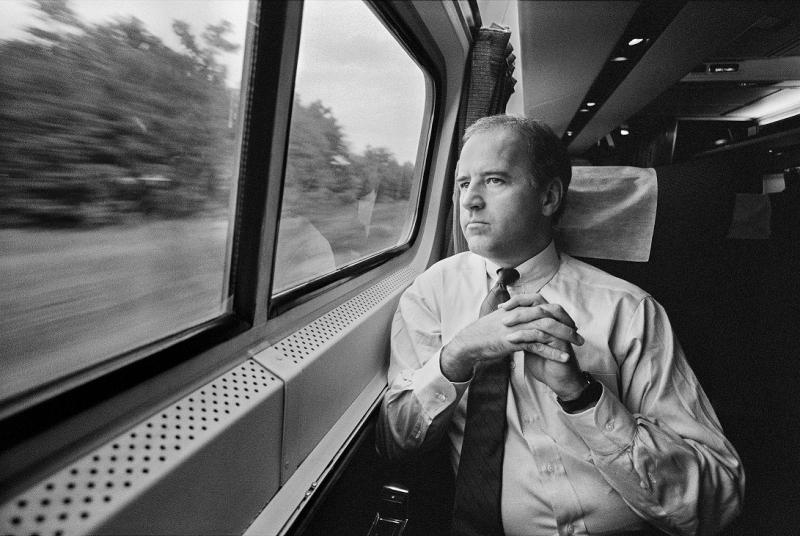 Joe Biden Commutes, September, 1988 Archival Pigment Print