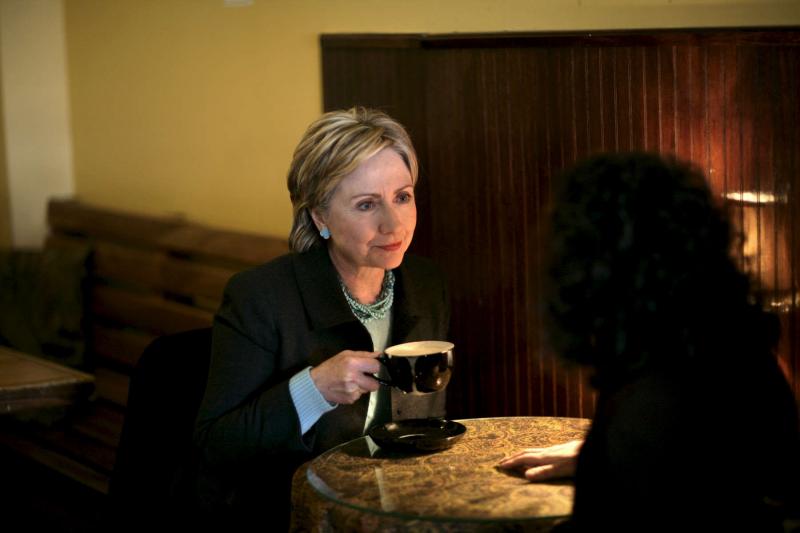 Photo: Hillary Clinton on the campaign, New Hampshire, 2008 Archival Pigment Print #2465