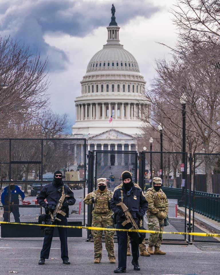 Photo: The Nation's Capitol, Washington, DC, January 16, 2021  #2519