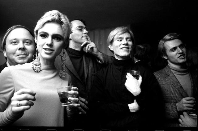 Andy Warhol, Edie Sedgwick, and Entourage (II), New York, 1965 Gelatin Silver print