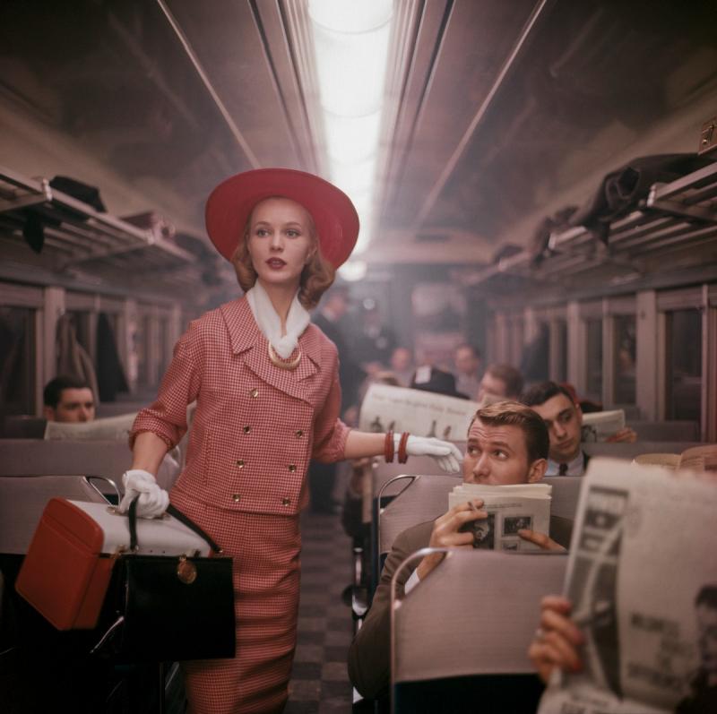 Photo:  The Fashion Train, NYC 1960 Archival Pigment Print #2608