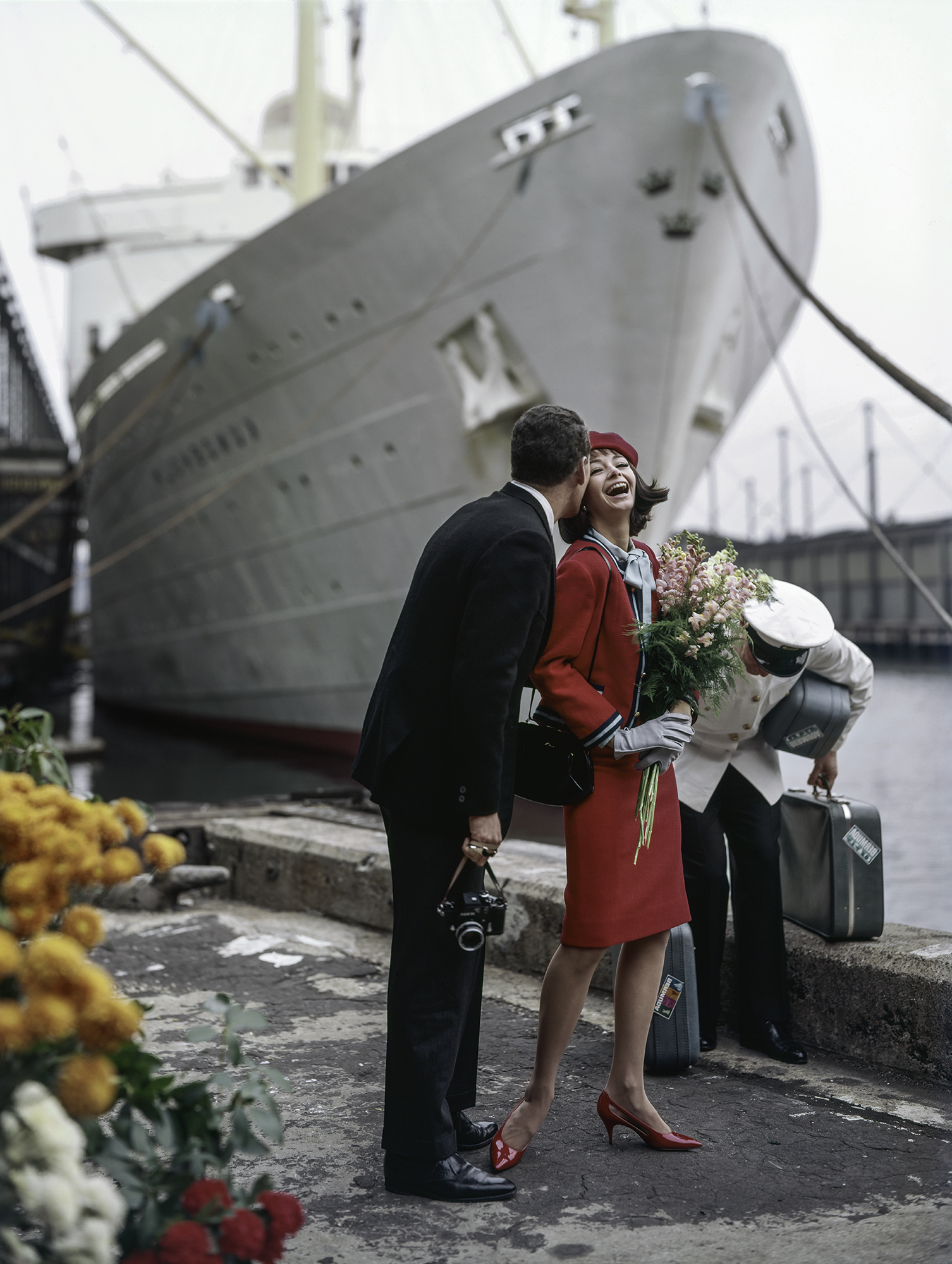 Fashion at the pier, c. 1950