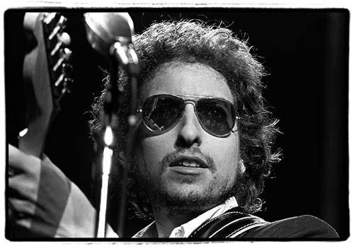 Photo: Bob Dylan at Madison Square Garden, January 31, 1974 Gelatin Silver print #263