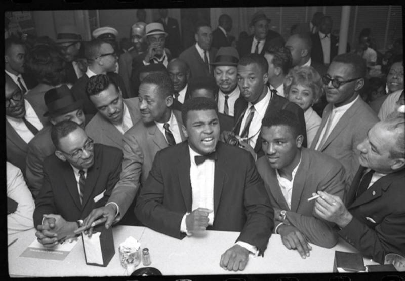 Cassius Clay (Muhammad Ali) Victory Party, Hampton House, Miami, 1964 Archival Pigment Print