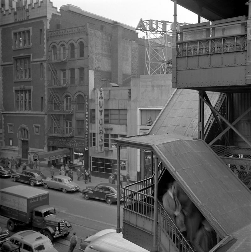 Photo: 3rd Avenue EL and Automat, New York City, c.1946-1950 Gelatin Silver print #2695