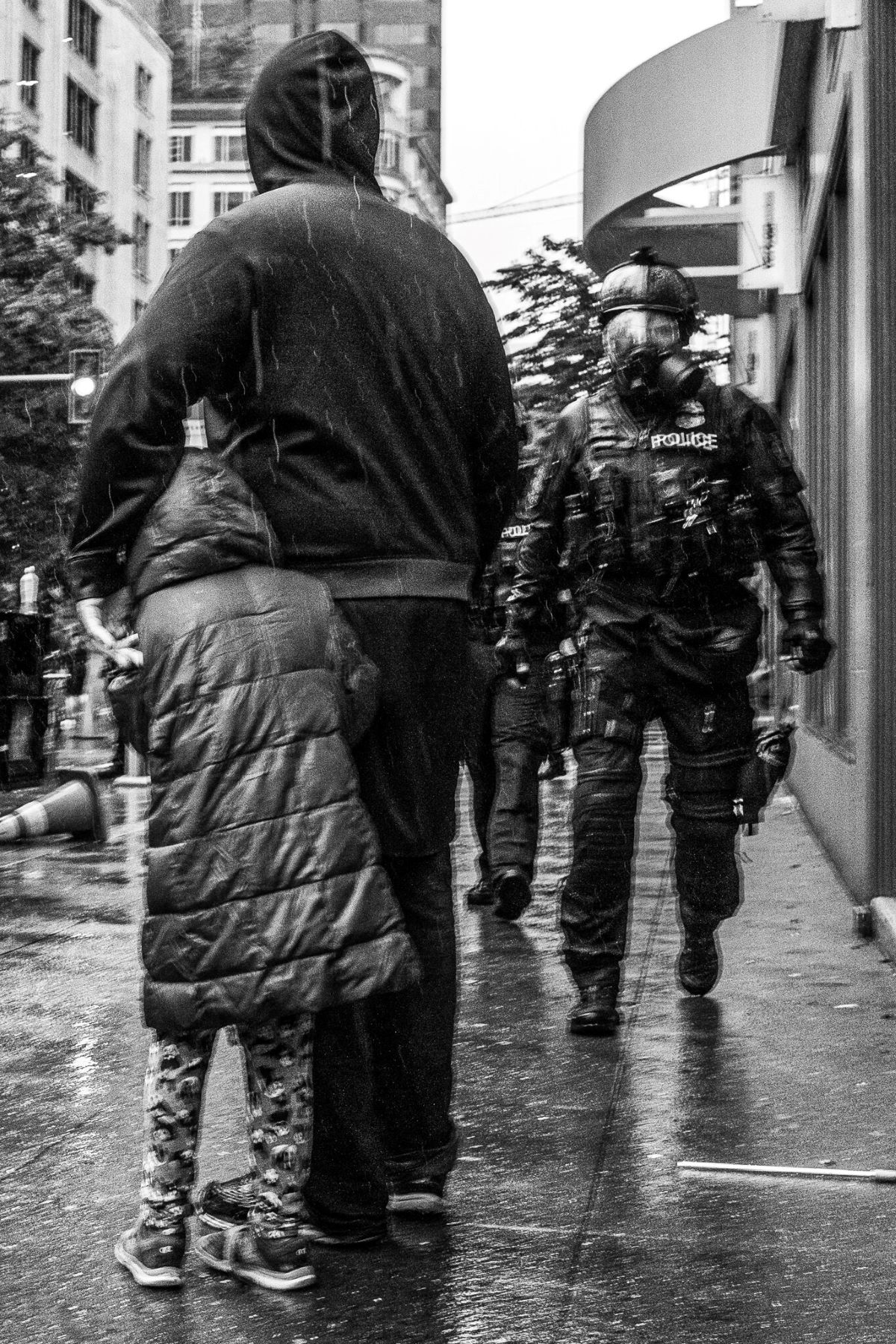 Police Riot, Seattle, Washington, May 30, 2020