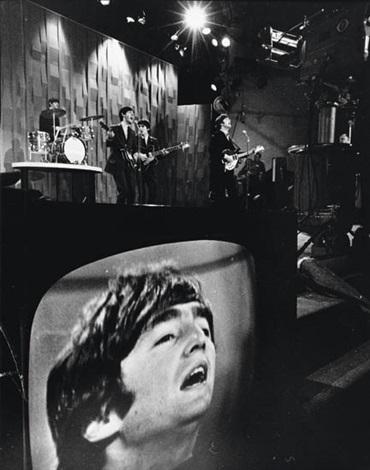 Photo: The Beatles, Ed Sullivan Show, 1964 Vintage Gelatin Silver Print #2764