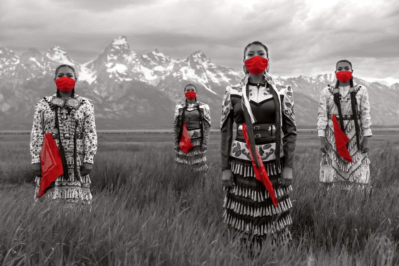 Strength In Unity, Tetons National    Park, the native land of the Shoshone,    Bannock, Gros Ventre, and Nez Perce People, 2021<br/>Please contact Gallery for price
