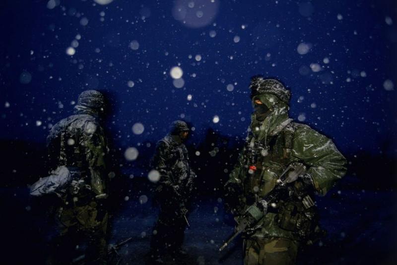 Photo: United States armed forces arrive to enforce the Dayton Peace Accords that ended the war in  Bosnia. Brcko, Bosnia 1995 Archival Pigment Print #2952