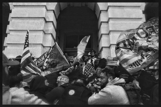 Photo: Pro Trump supporters break into the US Capitol to protest the certification of Vice-President  Joe Biden as the next United States President. Washington, DC January 6, 2021 Archival Pigment Print #2967