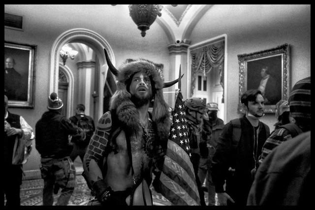 Photo: The aftermath after Pro Trump supporters break into the US Capitol to protest the certification of Vice-President Joe Biden as the next United States President. Washington, DC January 6,  2021 Archival Pigment Print #2968