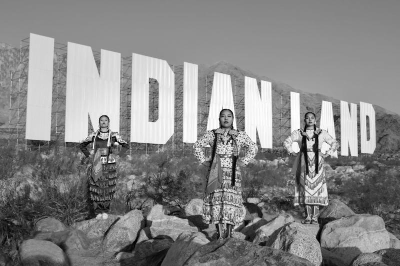 Indian Land, Palm Springs, California, the native land of the Ɂívil̃uwenetem Meytémak people, 2021<br/>Please contact Gallery for price
