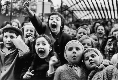 Children at a Puppet Theatre, Paris, 1963 by Alfred Eisenstaedt