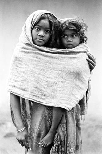 Untouchable children, India, 1978 Archival Epson Print