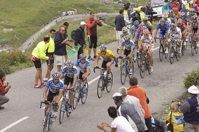 Photo: Lance Armstrong, the Alps, Tour de France, July, 2005 Fuji Crystal Archive Print #462