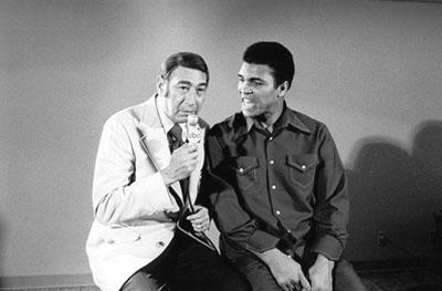 Ali with Howard Cosell Gelatin Silver print