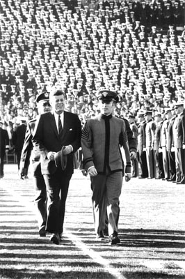 John F. Kennedy at Army Navy Game