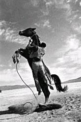 On the set of the Misfits, Nevada Gelatin Silver print