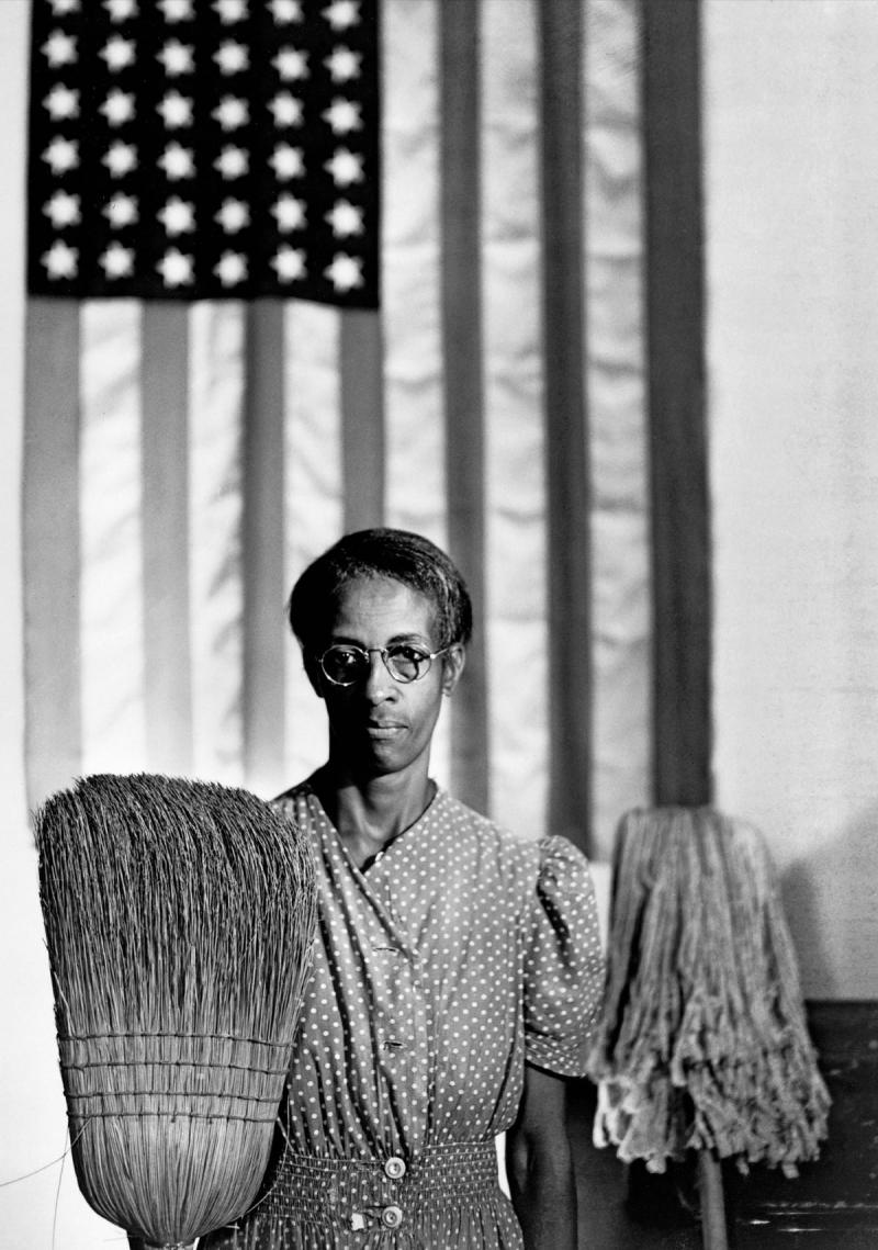 Gordon Parks: American Gothic, Washington, DC, 1943 (Ella Watson)<br/>Please contact Gallery for price