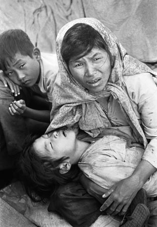 Boat of no smiles, Vietnamese Refugees, Gulf of Siam, Thanksgiving Day,1977