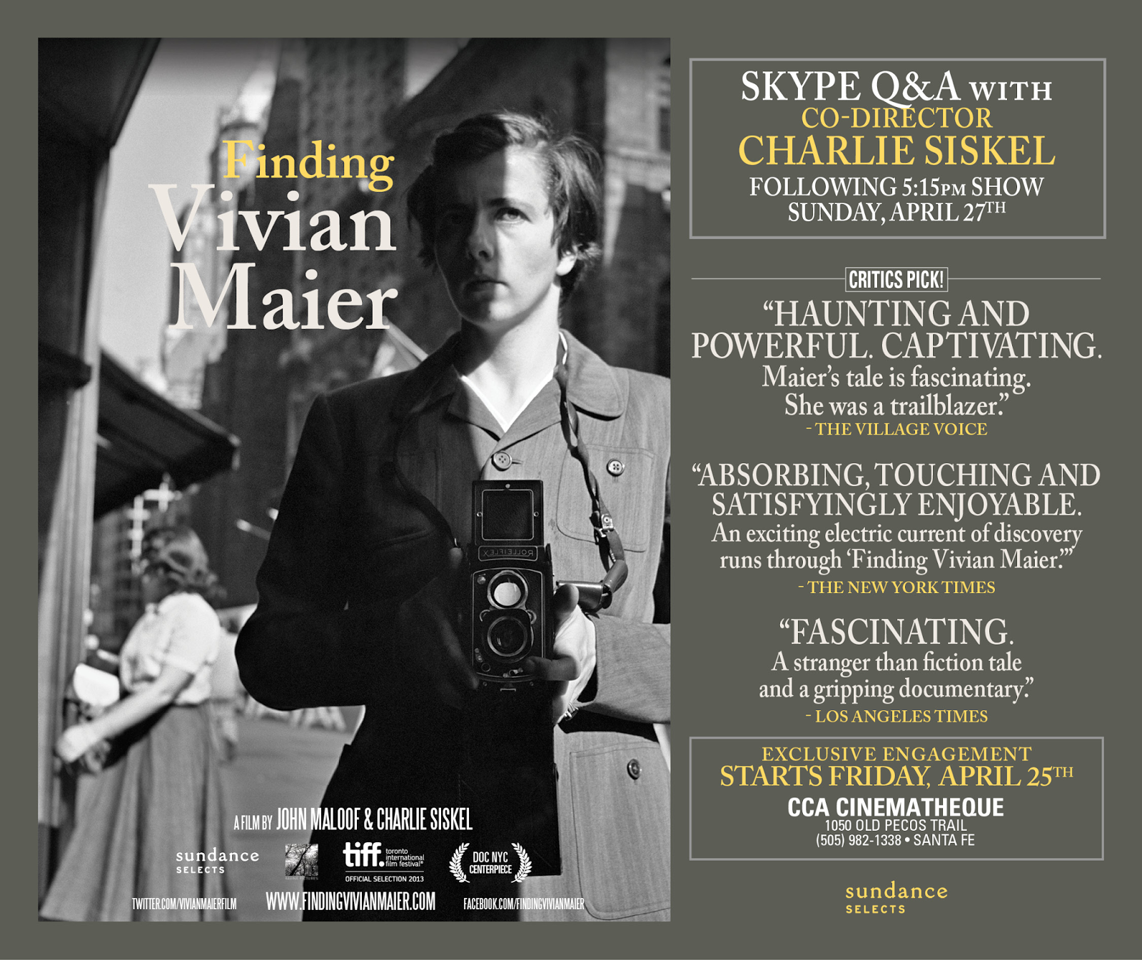 Image #1 for Finding Vivian Maier screening at Cinematheque in Santa Fe