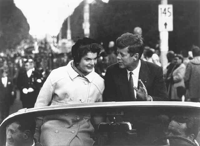 Senator John F. Kennedy Campaigning with his Wife in Boston (Time, Inc.)