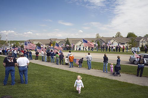 Patriot Guard, Hudsonville, Michigan, 2006