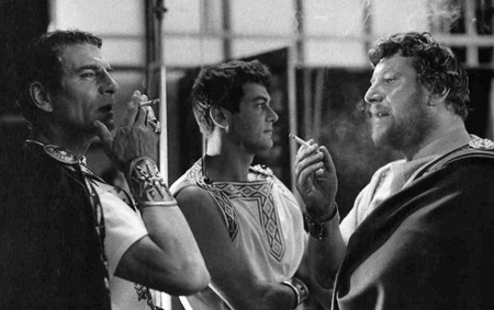 Laurence Olivier, Tony Curtis, Peter Ustinov, Spartacus 1959