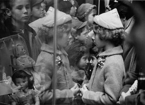 Christmas reflections, Boston, 1955