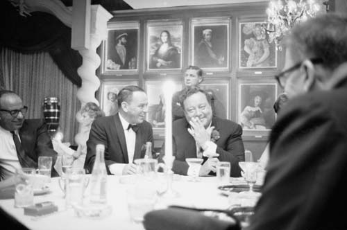 Frank Sinatra and Jackie Gleason, 1965
